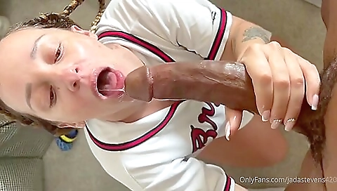 Black haired teen gets fucked in her pussy by big cock