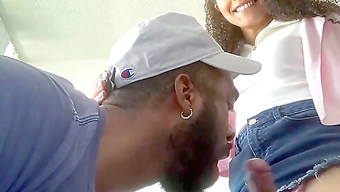 Ebony whore with a nice ass and a nice tits is getting humped