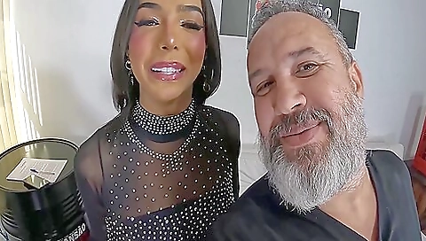 Latina with a tattooed ass gets fucked in a hardcore way