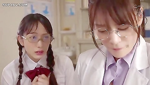 Japanese teen with huge tits enjoys playing with big pecker