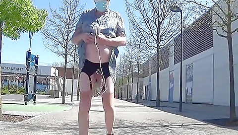 Mature sexlover with sexy sexy urethral outfit sucking dildo