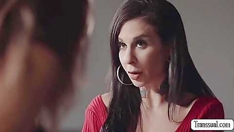 Latina shemale fuck her step mom in the hottest scene