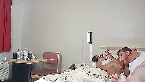 Brunette babe with a sexy mouth and a sexy ass is taking a peek