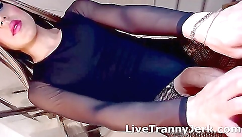 Solo lingerie video with a hot blonde with big tits