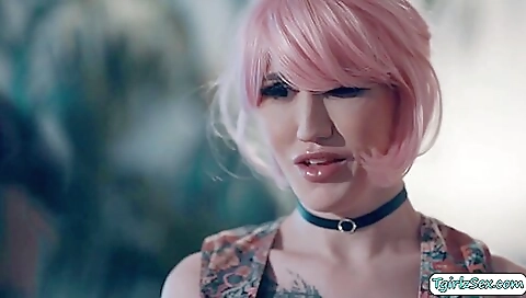 Sexy tramp with big ass and tits rides and fucks a guy